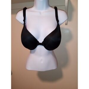 Victoria's Secret 38 D Pink Wear‎ Everywhere Black Push Up. NWOT Straps